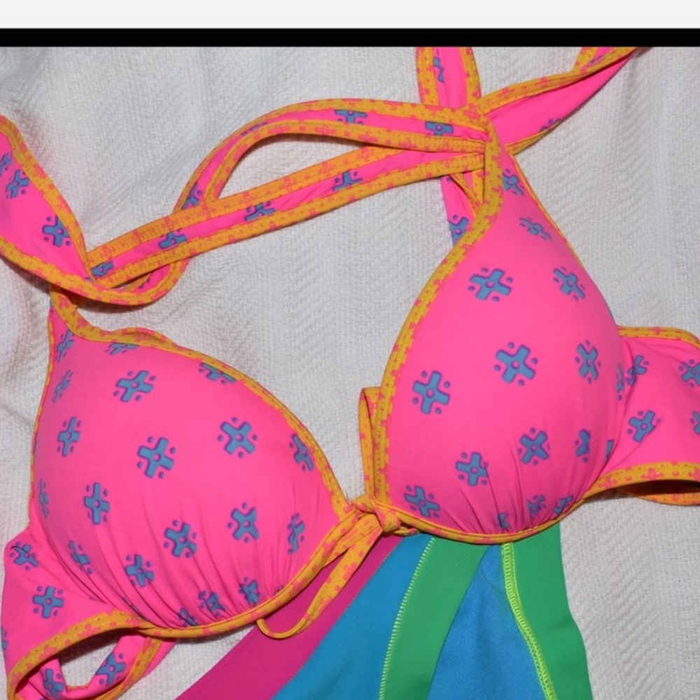 Marc Jacobs Cleo push up halter bikini top 💕